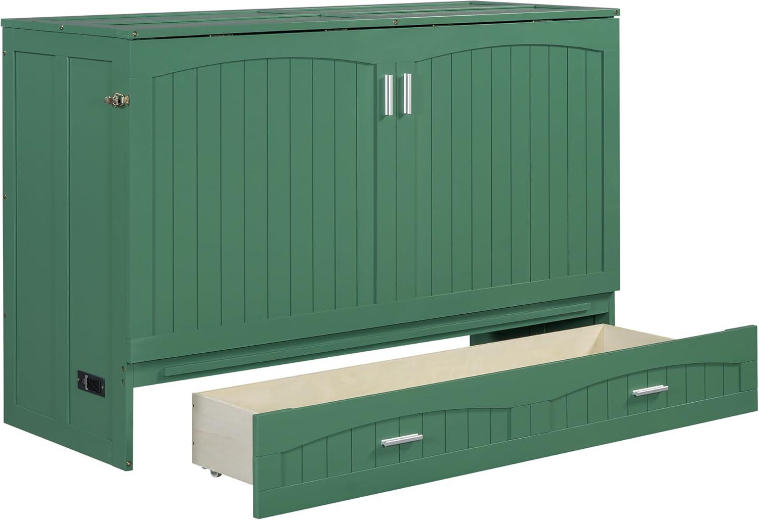 Cosmic Queen Size Murphy Bed With Built-In Charging Station