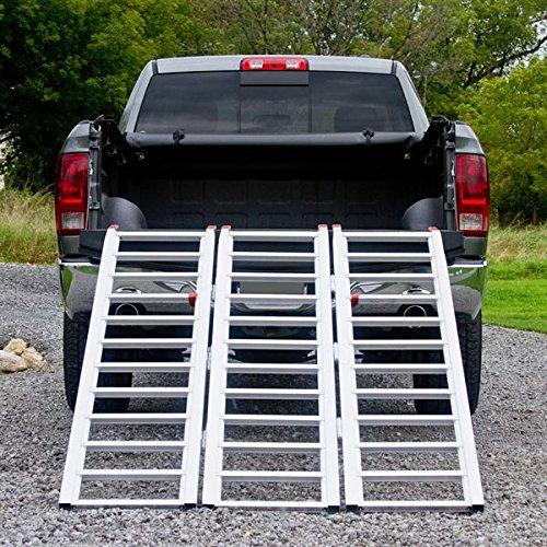 Extra-Wide Aluminum Tri-Fold ATV Loading Ramp, 77" x 54"