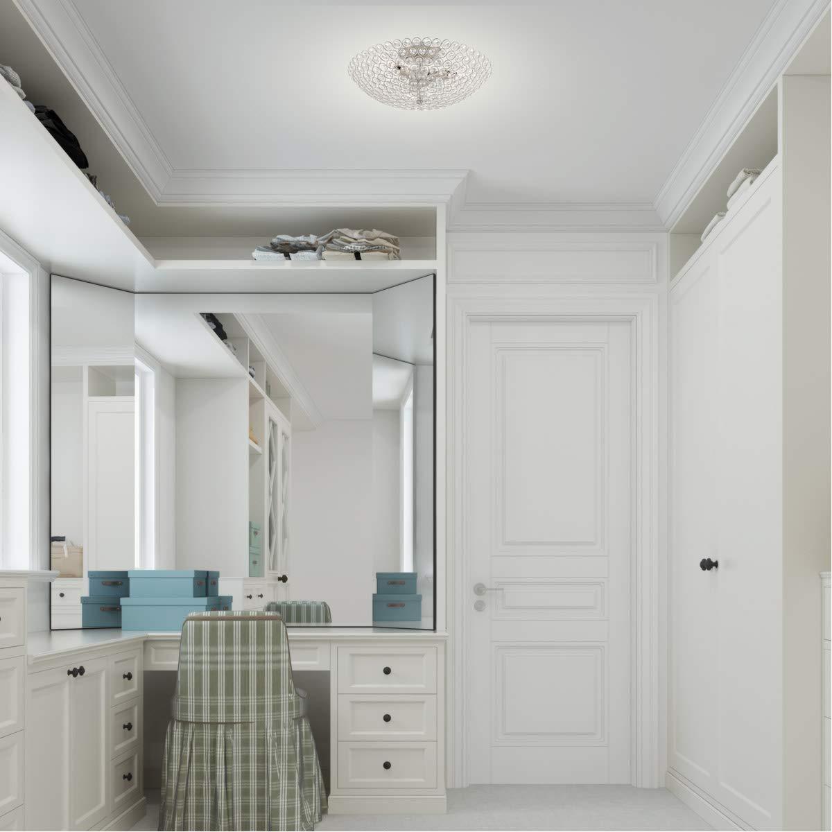 Livex Lighting Cassandra 3 - Light Flush Mount in  Brushed Nickel