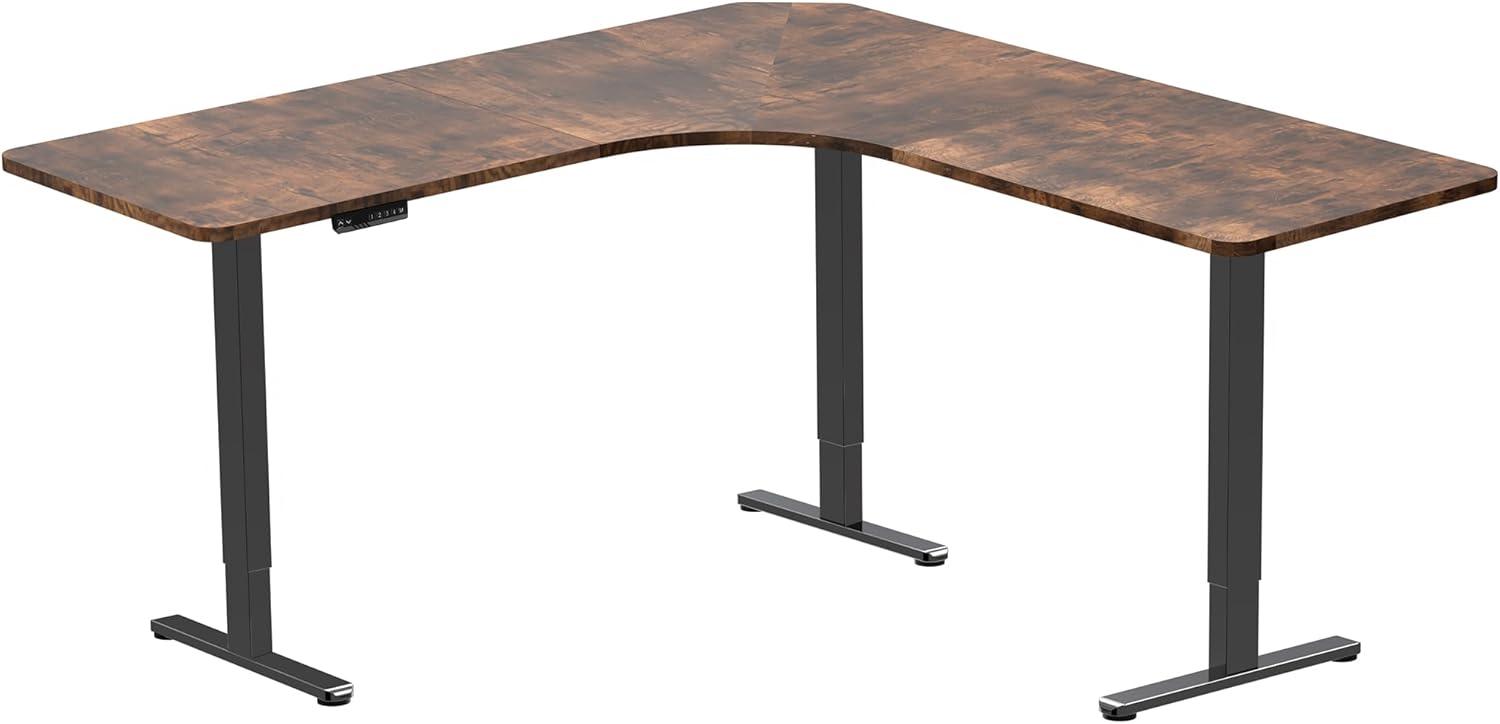 Vivo VIVO Electric 71" x 71" Curved Corner Stand Up Desk (E3CB2 Series)