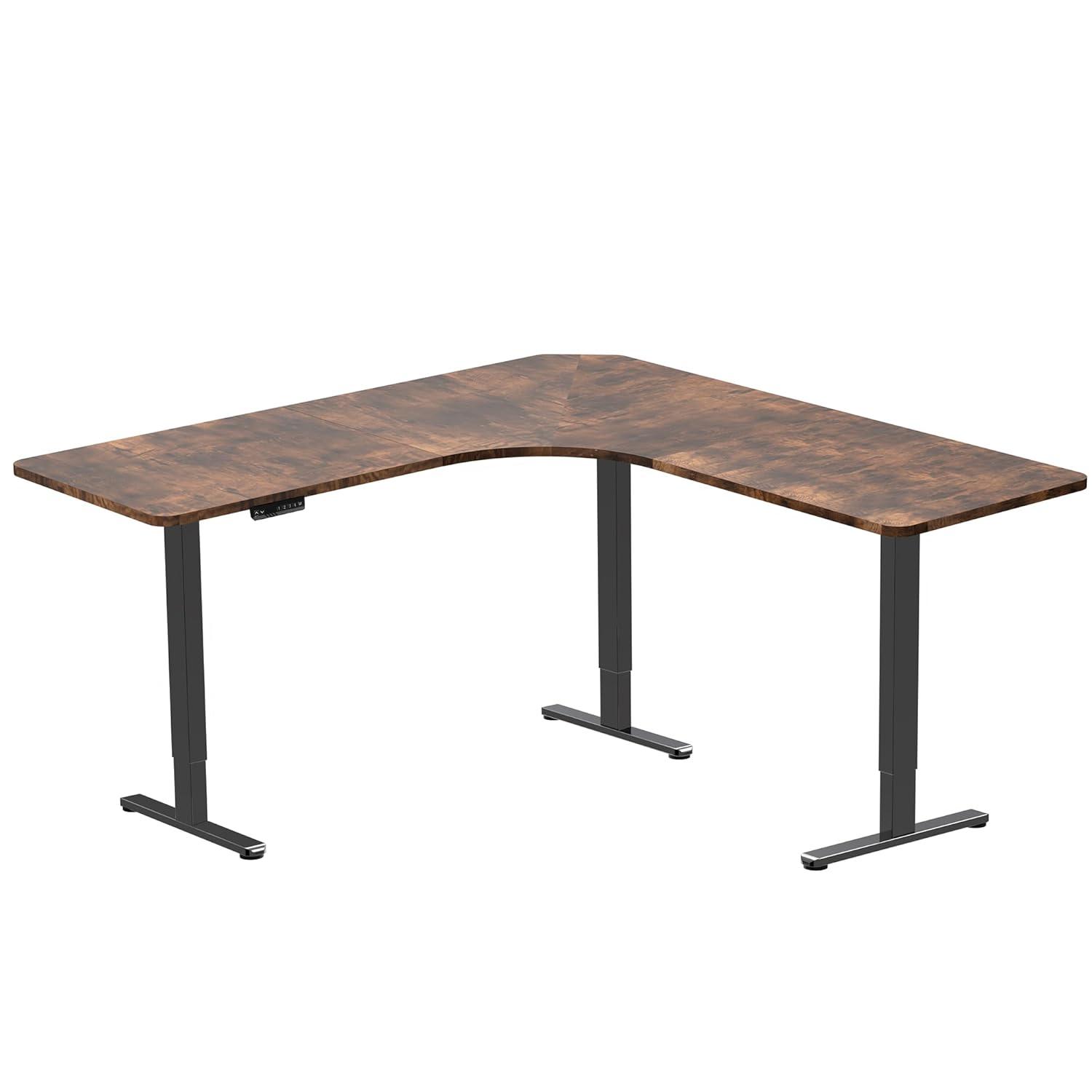 Vivo VIVO Electric 71" x 71" Curved Corner Stand Up Desk (E3CB2 Series)