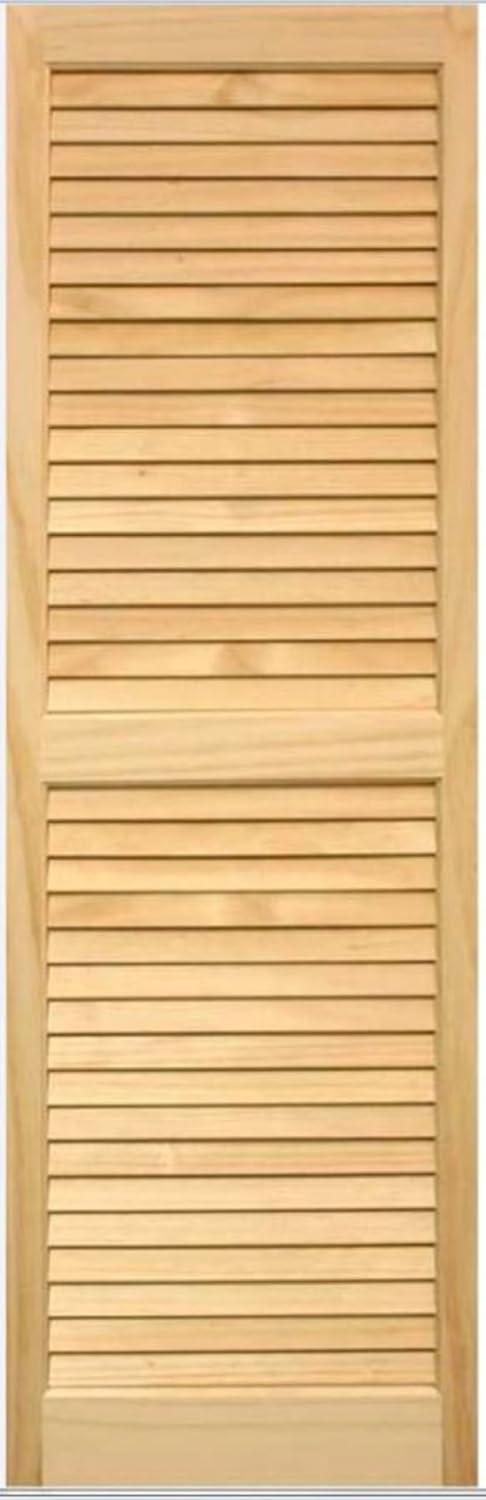 Pinecroft Louvered Wood Exterior Shutters