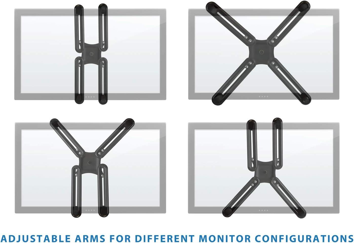 Mount-It! VESA Mount Adapter Mounting Kit for Non-VESA HP ACER Samsung DELL Asus Monitors 13" to 27"
