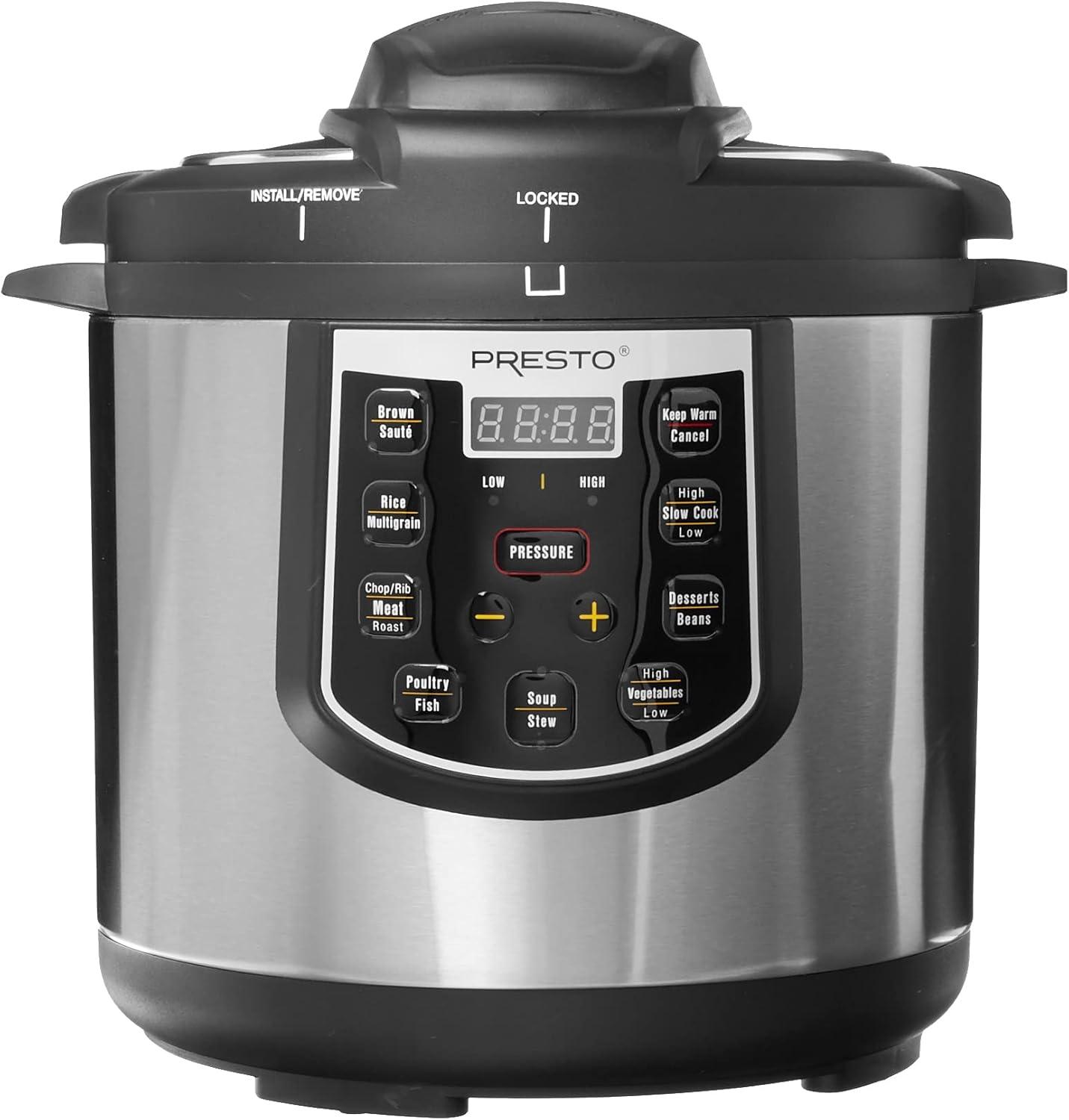 Presto 6 Qt Electric Pressure Cooker Plus - 02141