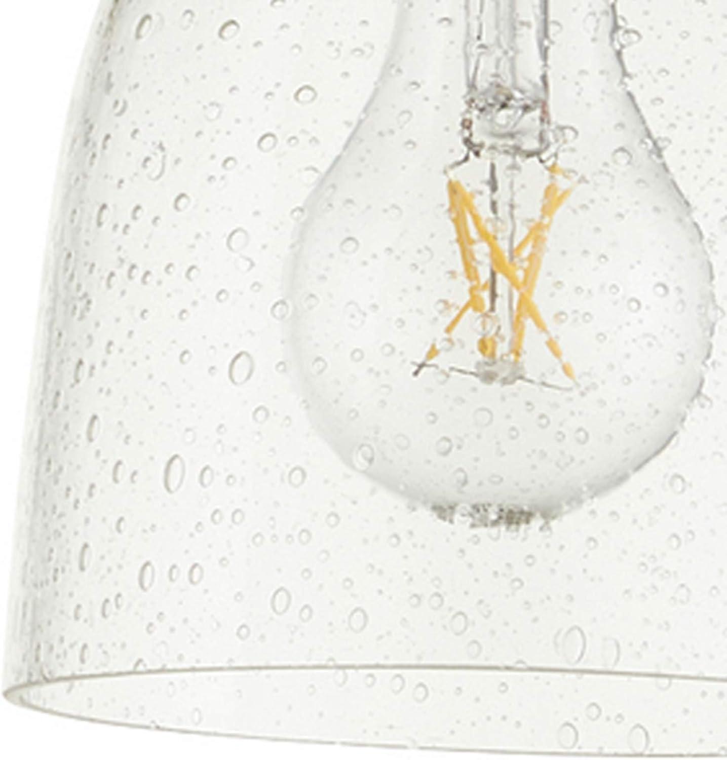 Quorum Lighting Rossington 3-Light Aged Brass Glass Wall Sconce