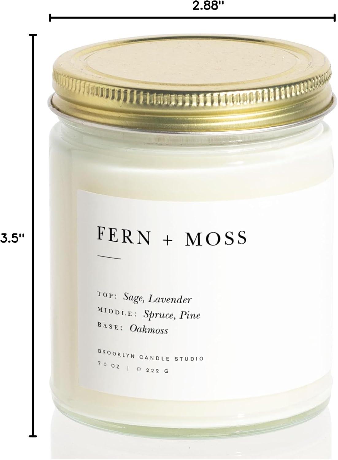 Gold Lavender Scented Soy Candle with Brushed Lid