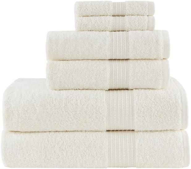 Kazimira Organic 100% Cotton 6 Piece Towel Set