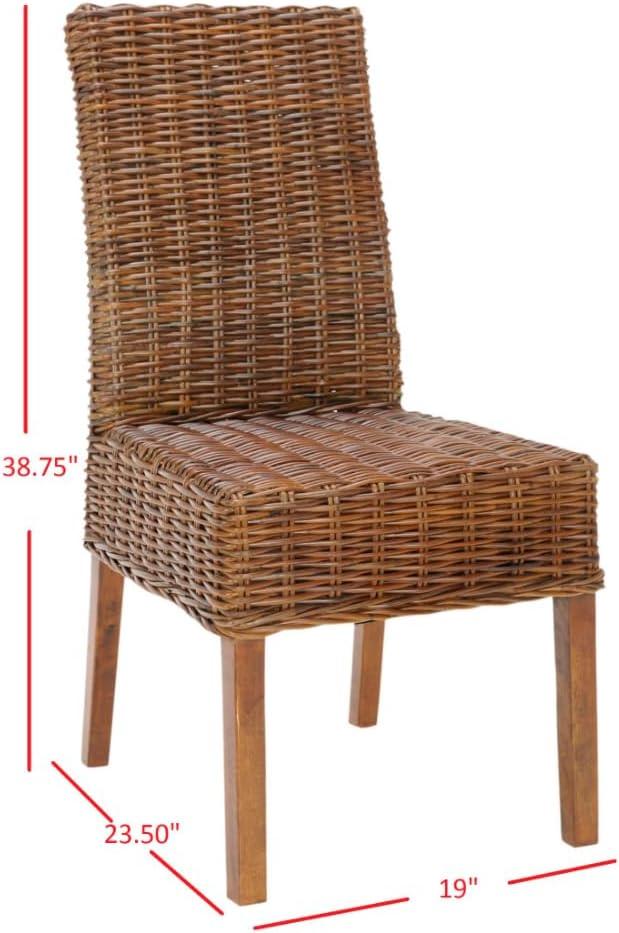 Sanibel 18"H Rattan Side Chair (Set of 2)  - Safavieh