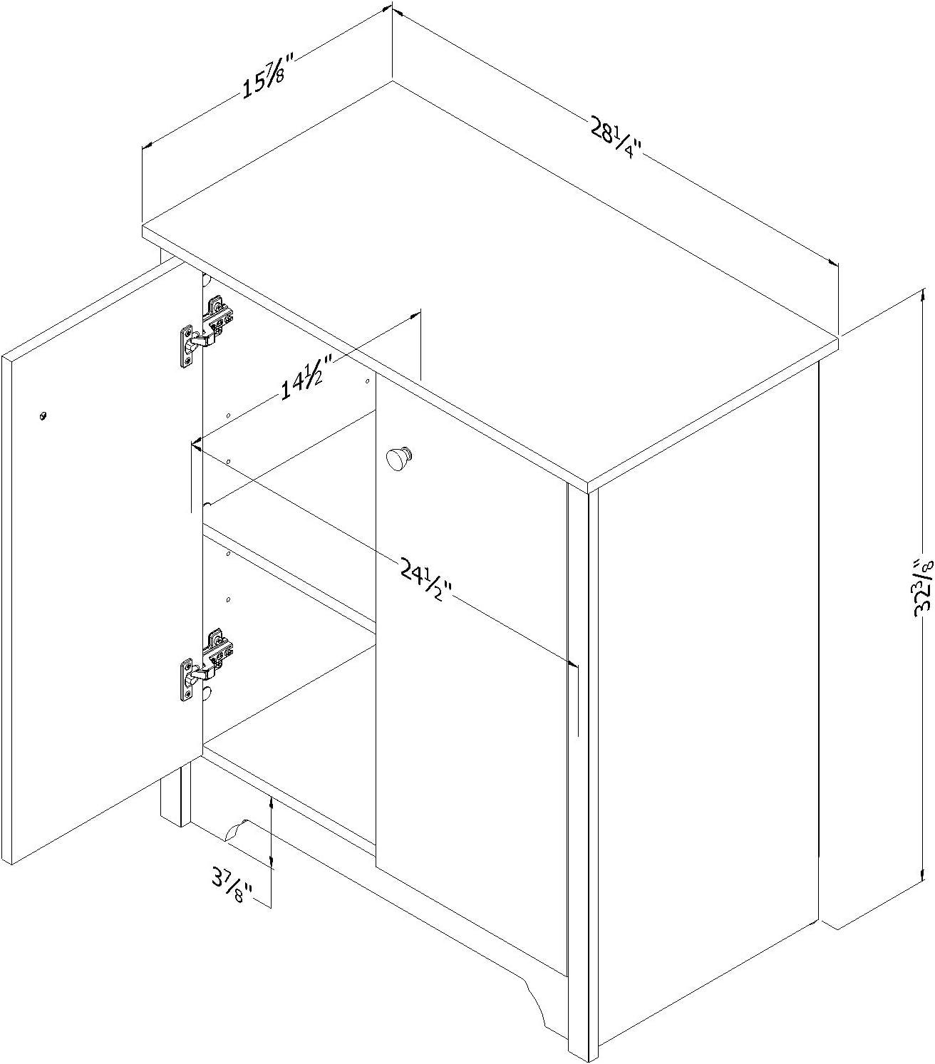 Vito 32.5'' H x 28.25'' W 1 Storage Cabinet