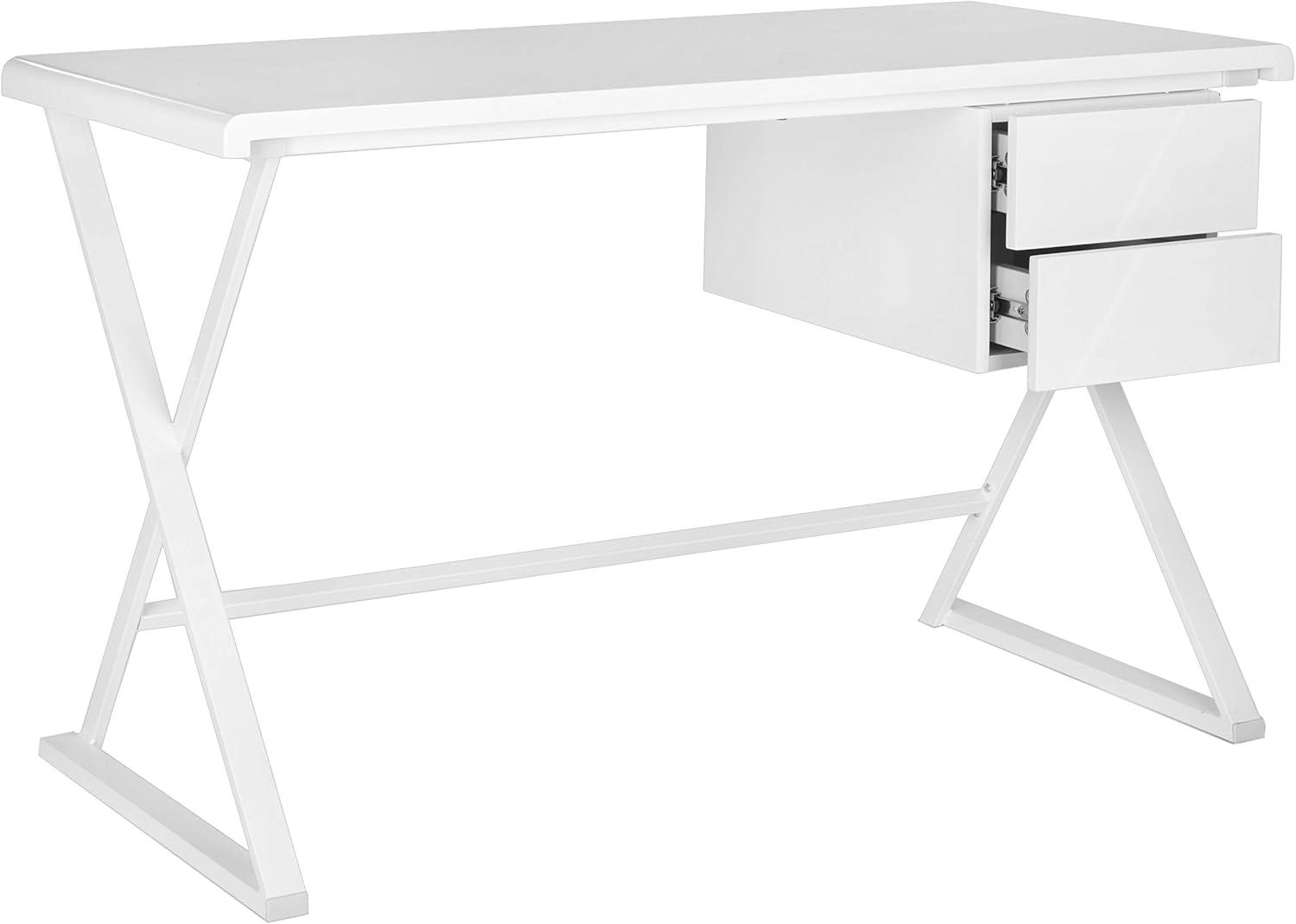 Watkins Desk - White - Safavieh