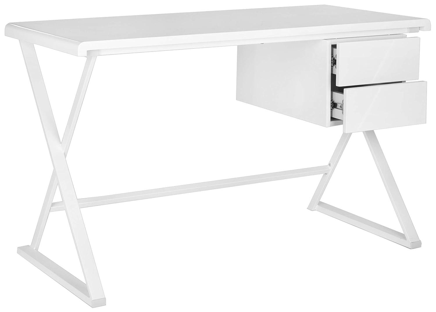 Watkins Desk - White - Safavieh