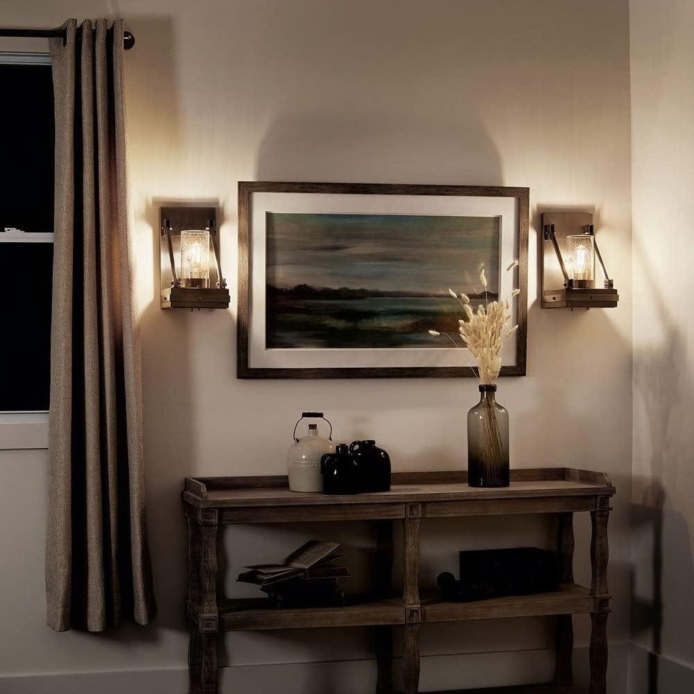 Kichler Lighting Colerne 1 - Light Sconce in  Auburn Stained