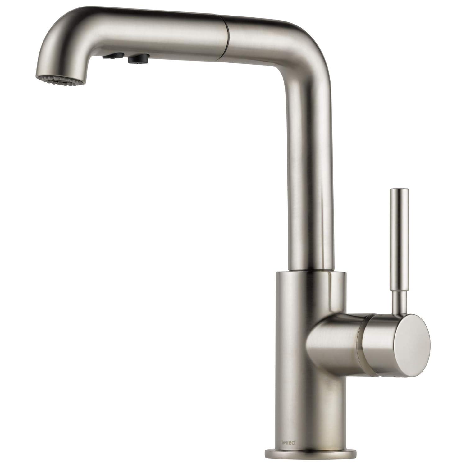 Stainless Steel Modern Pull-Out Spray Kitchen Faucet