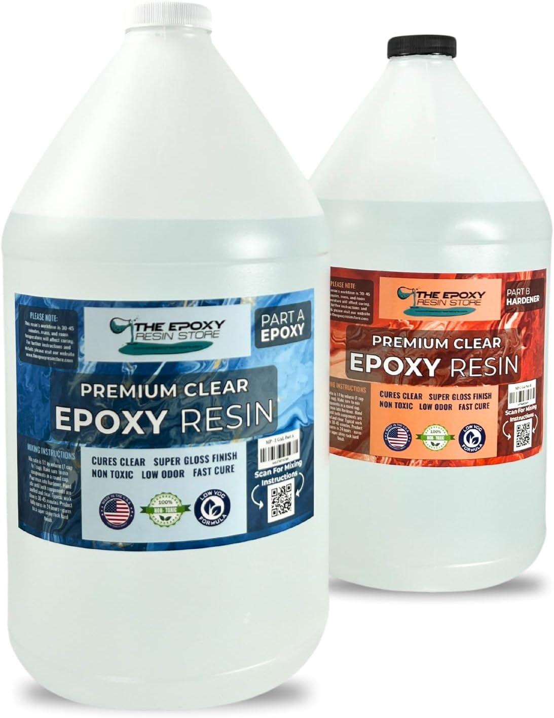 Premium Clear Epoxy Resin Two Gallon Kit for All Applications