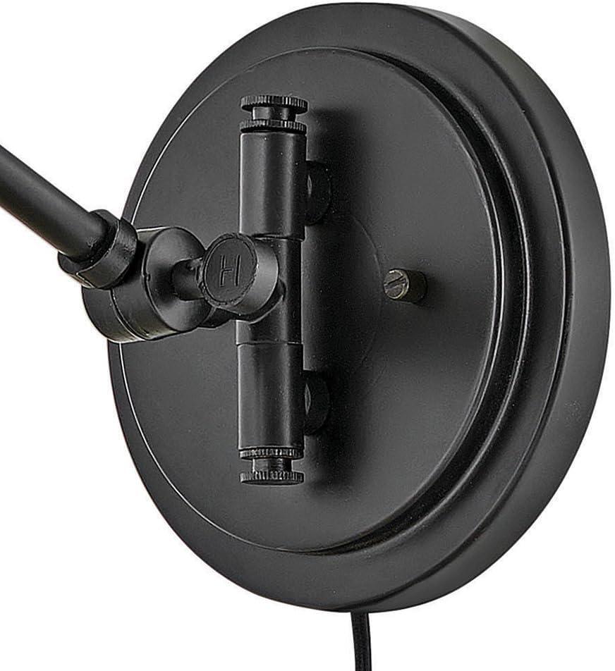 Lennon Plug-In Task Sconce - Black