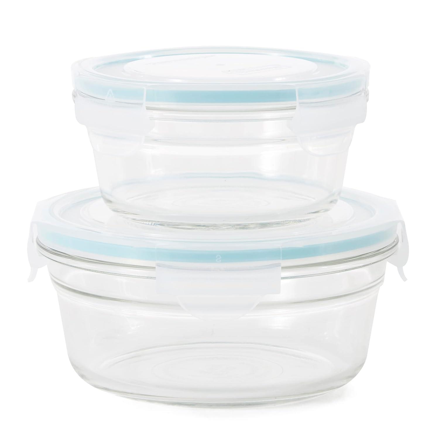 Glasslock Glasslock Oven and Microwave Safe Glass Food Storage Containers 14 Piece Set