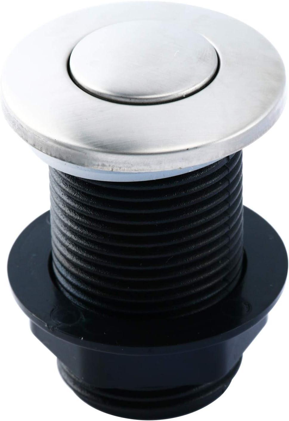 Sink Top Air Switch Kit, Garbage Disposal Air Switch Sink Top Button Single Outlet Single Control for Dishwasher