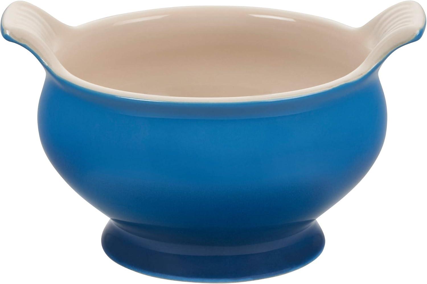 Marseille Blue Ceramic 20 oz Soup Bowl