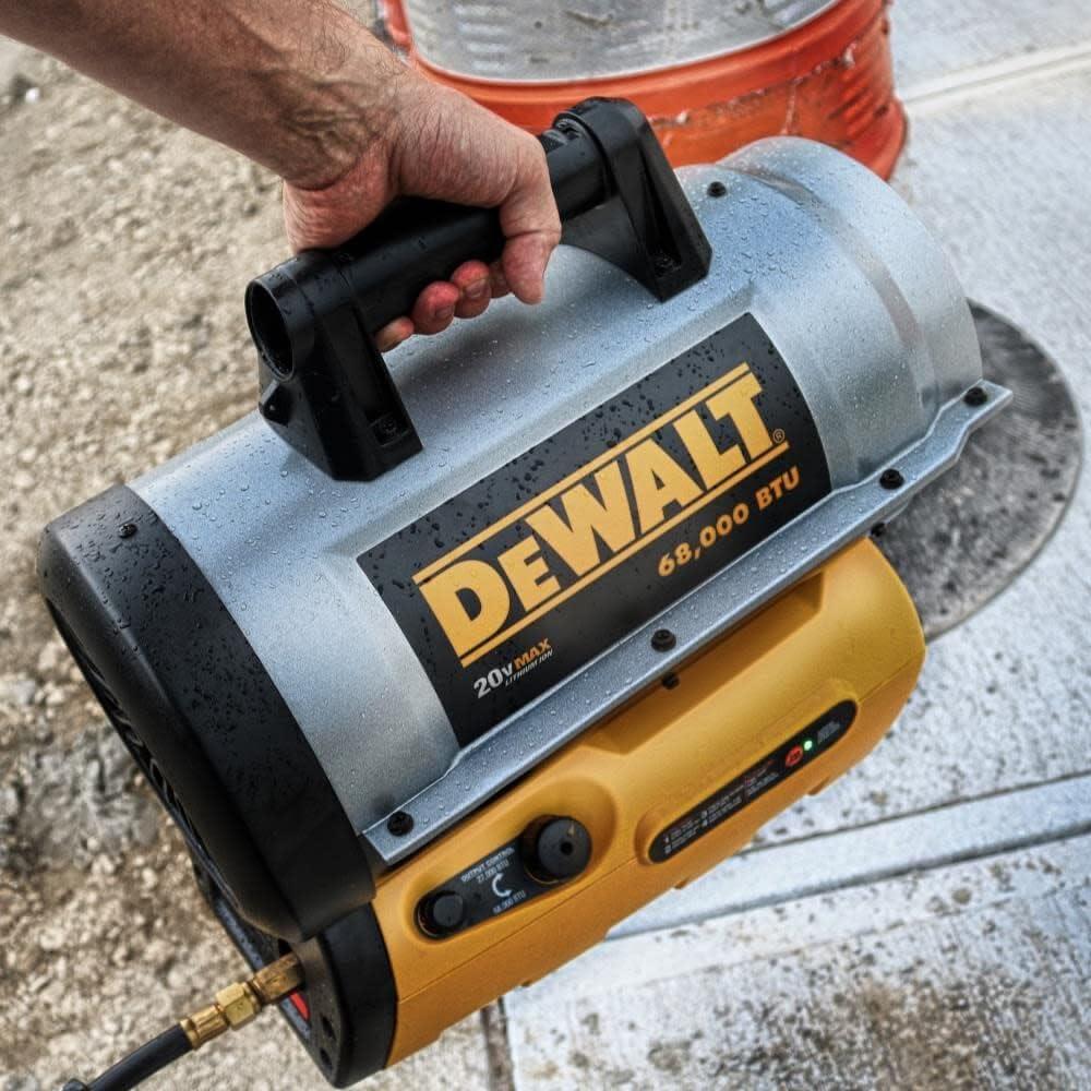 DeWalt DeWalt 68000 BTU Propane High Efficiency Utility Space Heater with Adjustable Thermostat