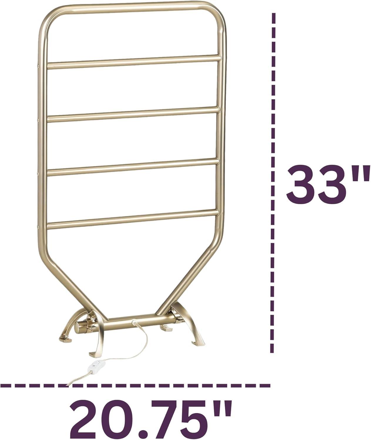 Warmrails Traditional Wall Mounted/Free Standing Towel Warmer Rack
