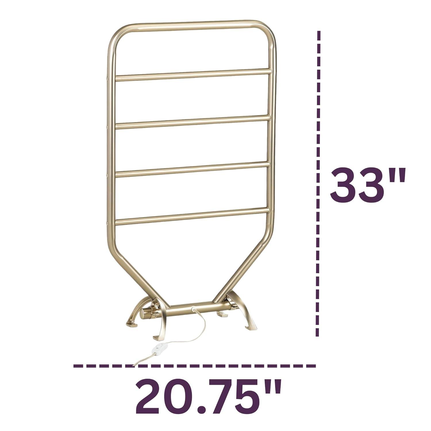 Warmrails Traditional Wall Mounted/Free Standing Towel Warmer Rack