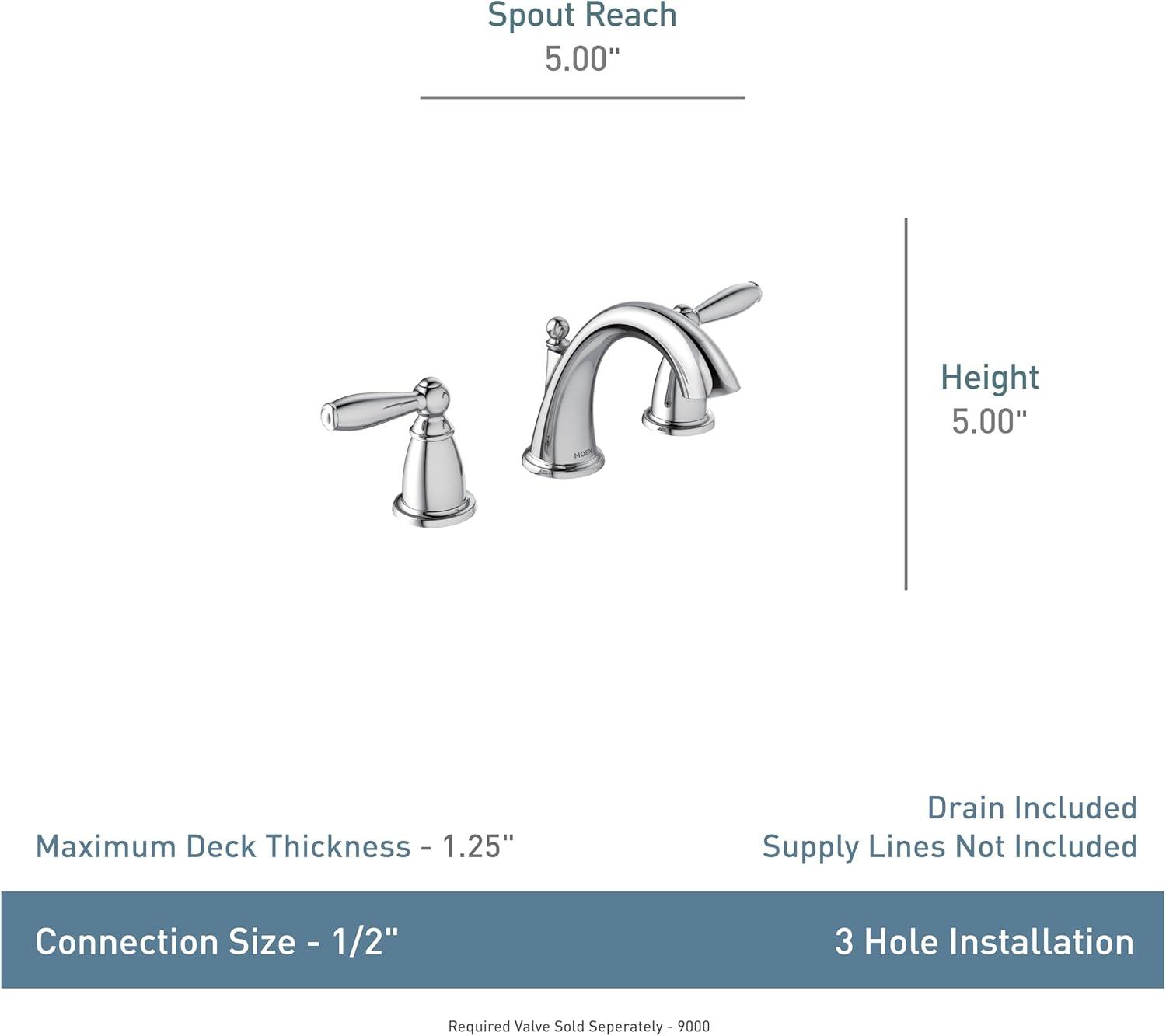 Moen Moen Brantford Widespread Bathroom Faucet T6620