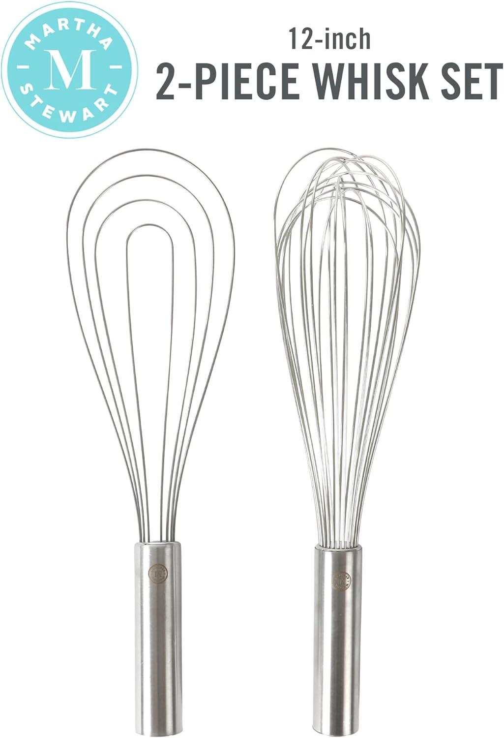 Martha Stewart Whisk Set Stainless Steel 2 Piece Set (123690.02) 935116409M