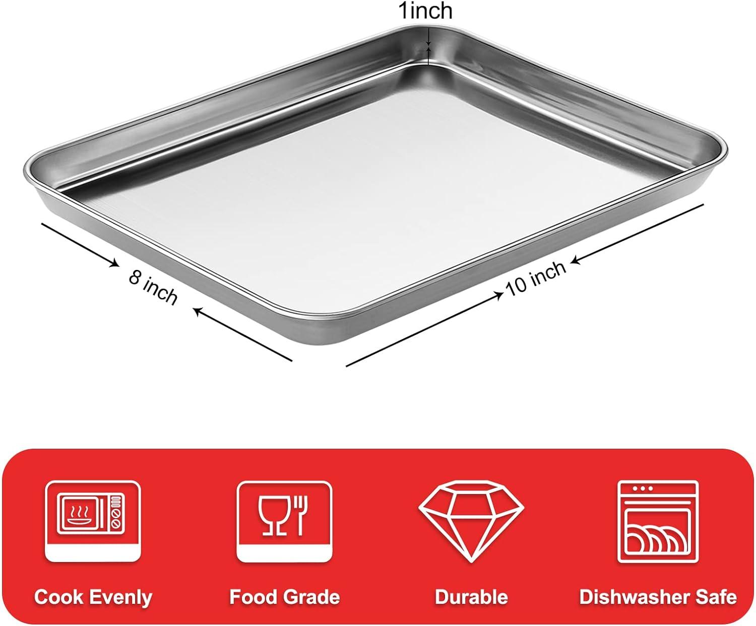 10 Inch Stainless Steel Non-Stick Baking Sheet