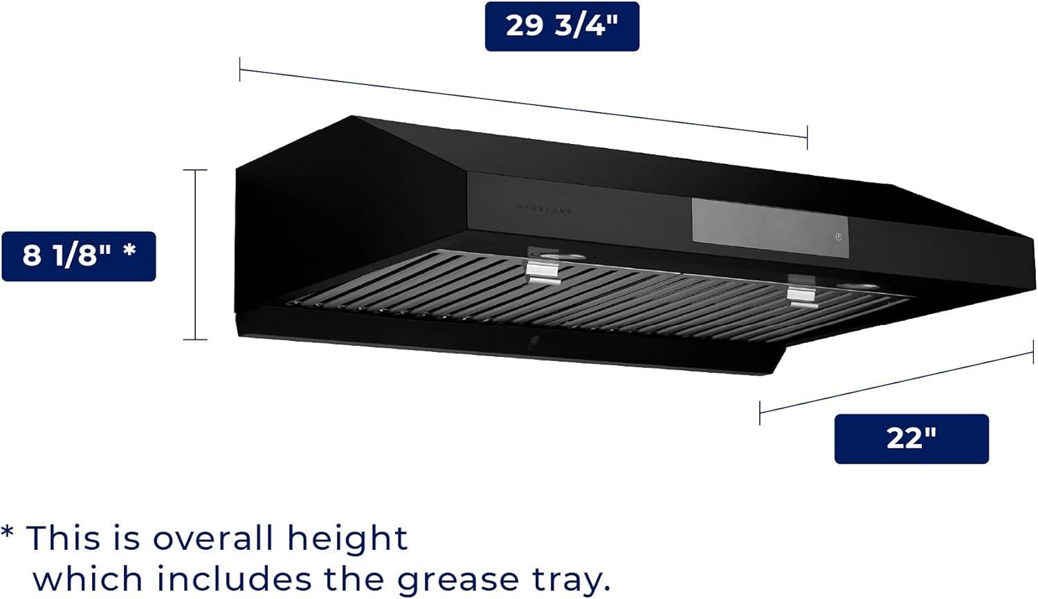 860 CFM Ducted Under Cabinet Range Hood