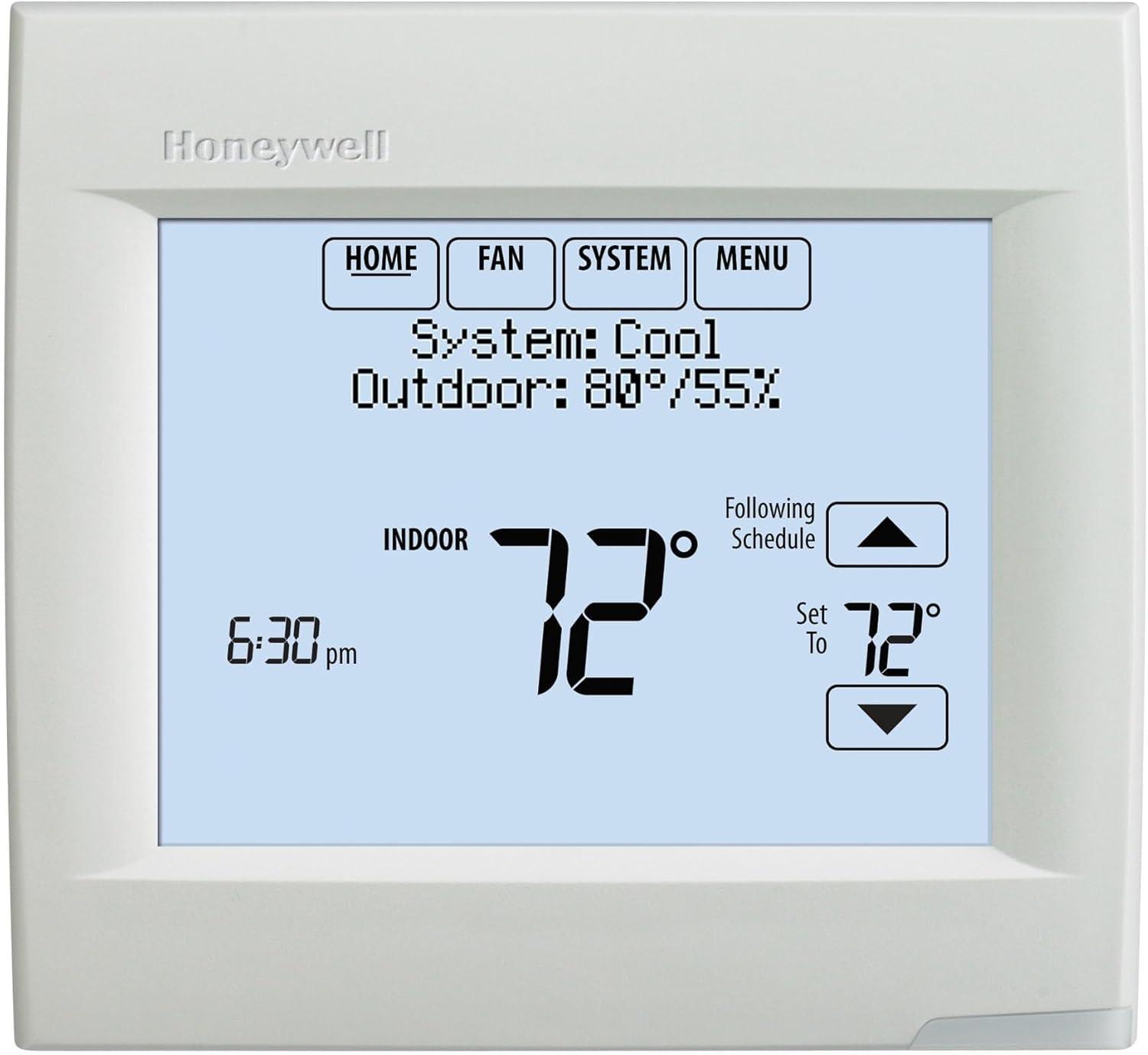 Honeywell TH8110R1008 Vision Pro 8000 Touch Screen Single Stage Thermostat with Red Link Technology