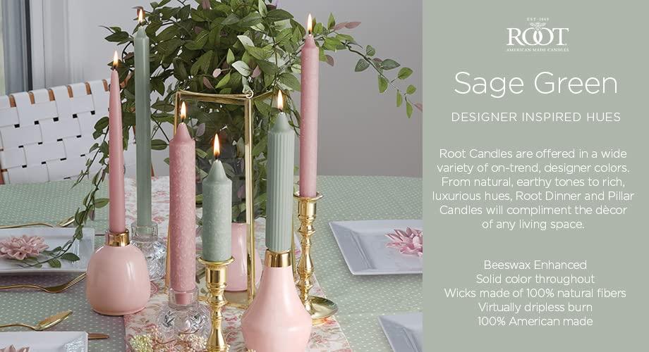 Root Candles Timberline Unscented Pillar Candle