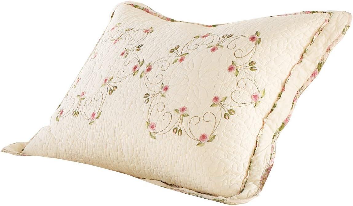 Modern Heirloom Felisa Square Embroidered Pillow
