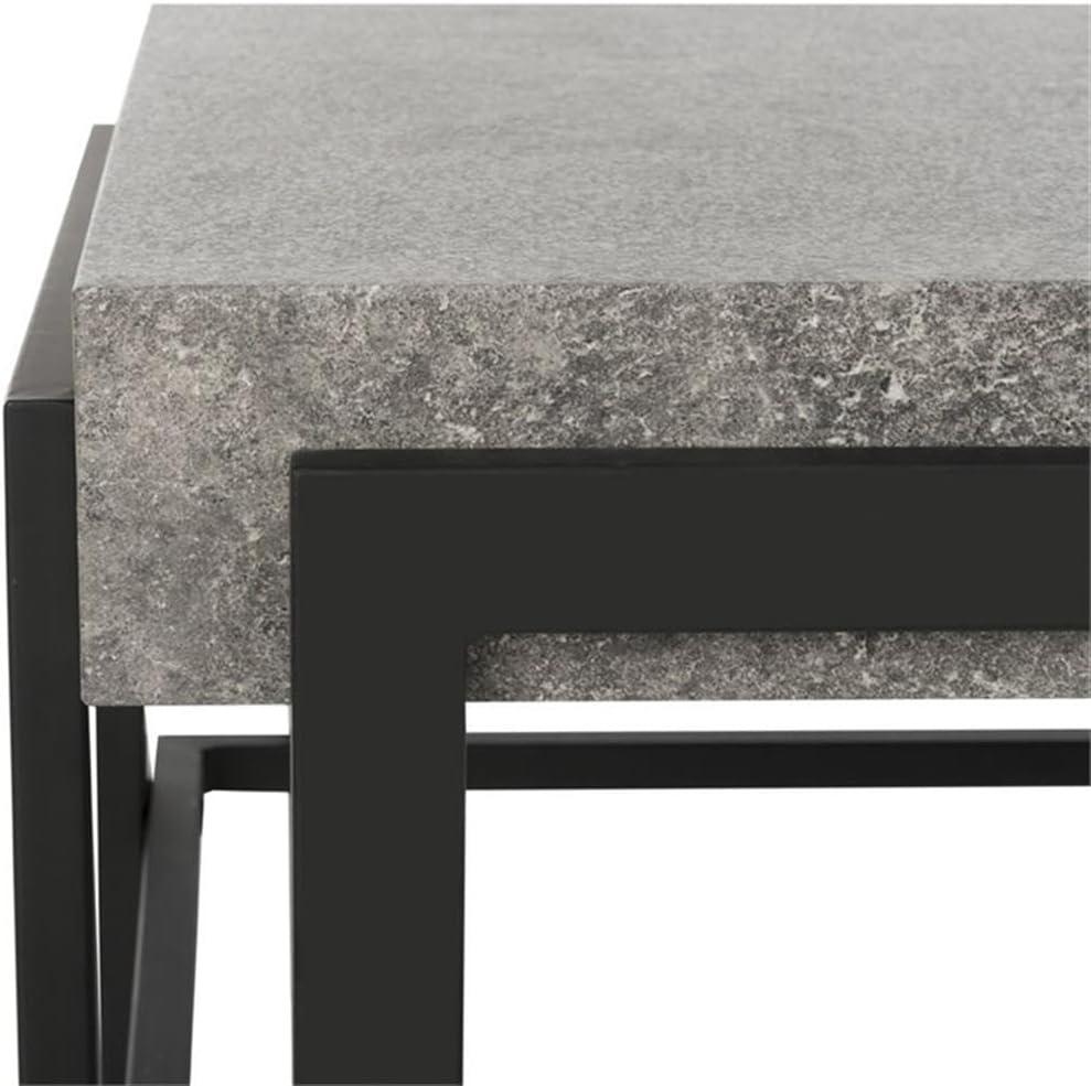 Oliver Coffee Table - Dark Grey/Black - Safavieh