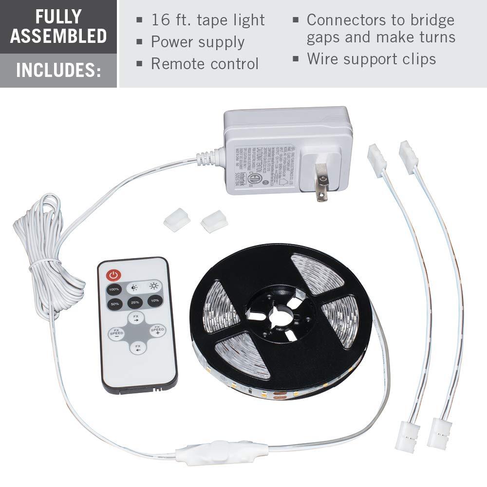 Armacost Lighting 421500 RibbonFlex Home 12V 3000K Soft White LED Strip Light Kit