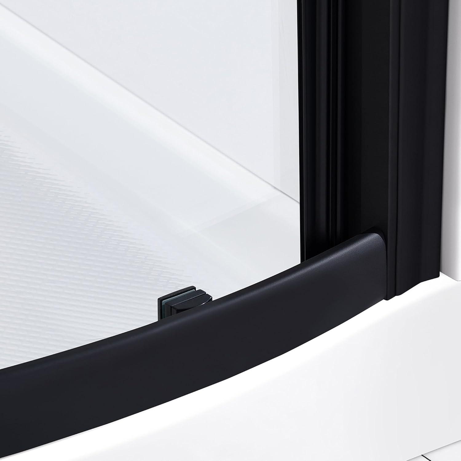 OVE Decors Breeze 33 in. Round Shower Kit w/ Clear, Base, Wall