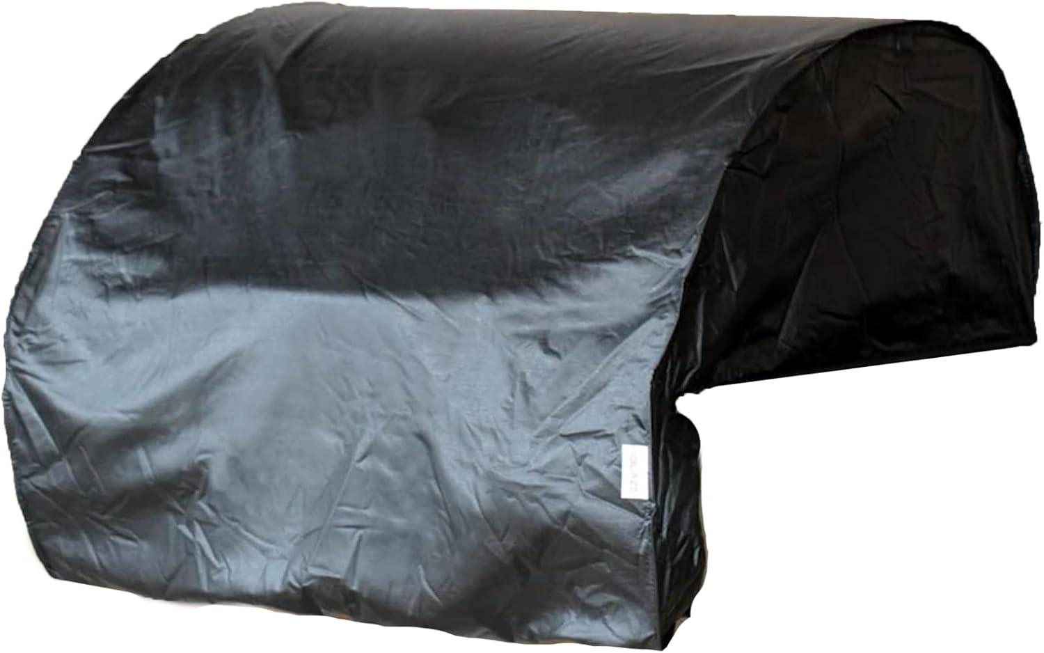 Black 34 Inch Built-In Grill Cover with Felt Backing