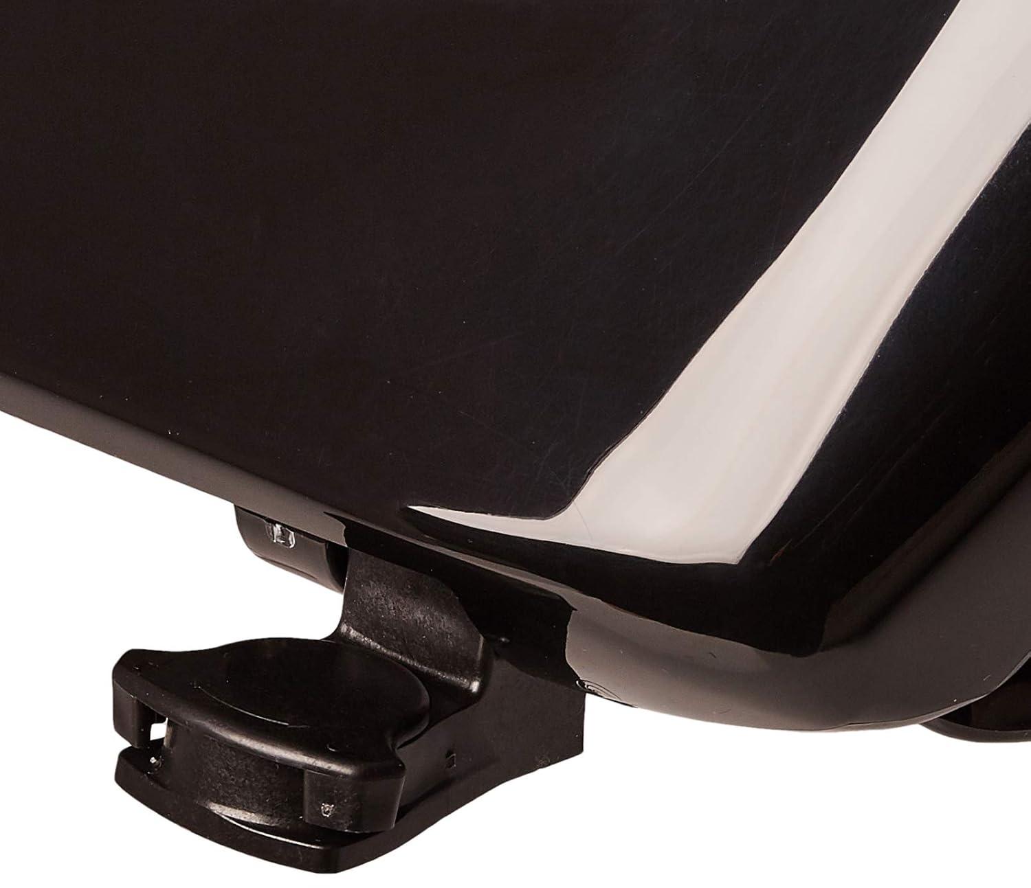 Bemis Classic Colors Slow Close Toilet Seat, Easy Clean Hinges and Durable Plastic Seat, Made in USA, Elongated, Black