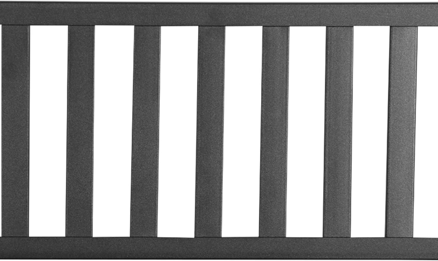 Outsunny 50" Garden Park Bench, Slatted Steel Outdoor Decorative Loveseat for Patio Lawn