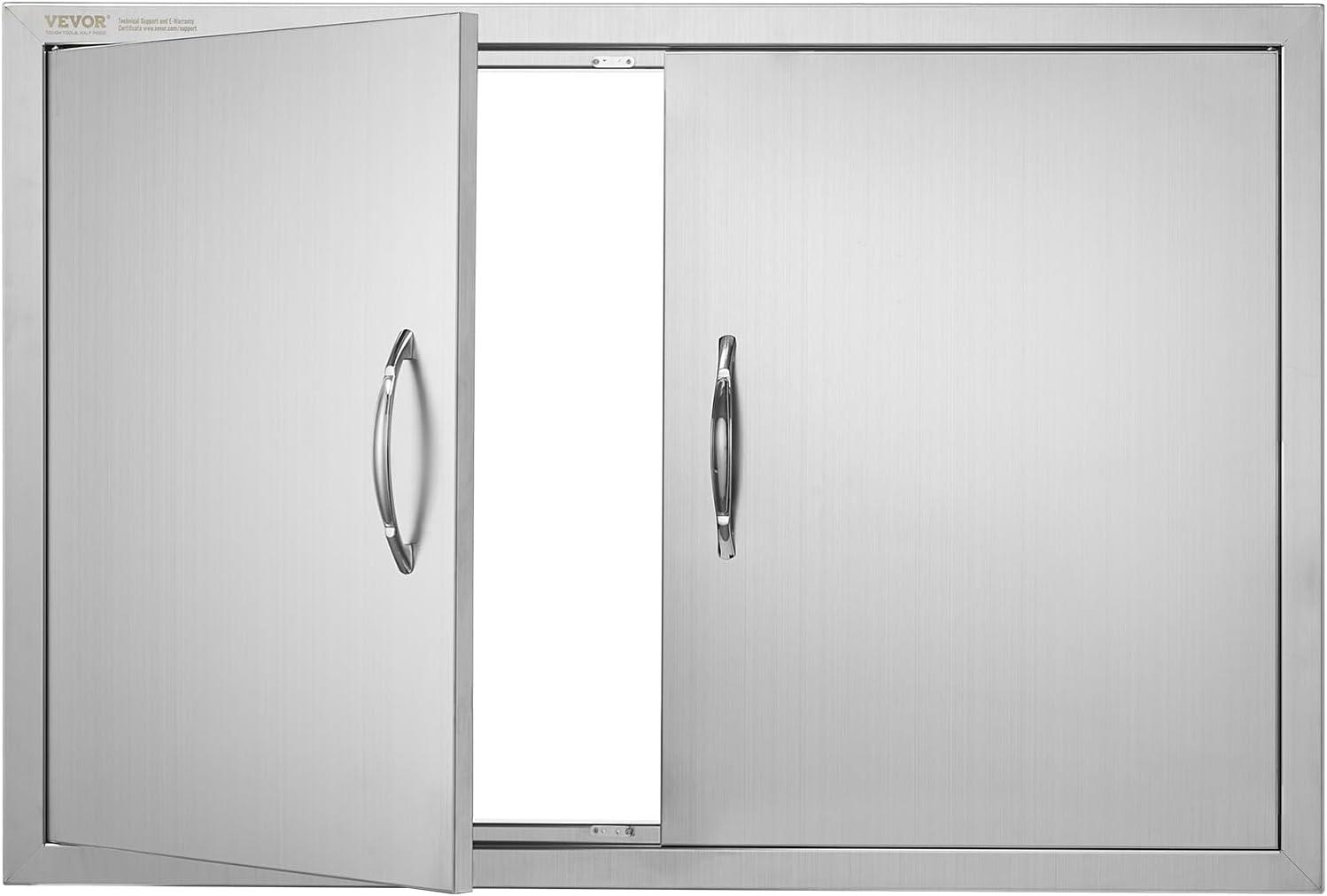 VEVOR 36x24 Inch BBQ Island Access Door Outdoor Kitchen Door Stainless Steel