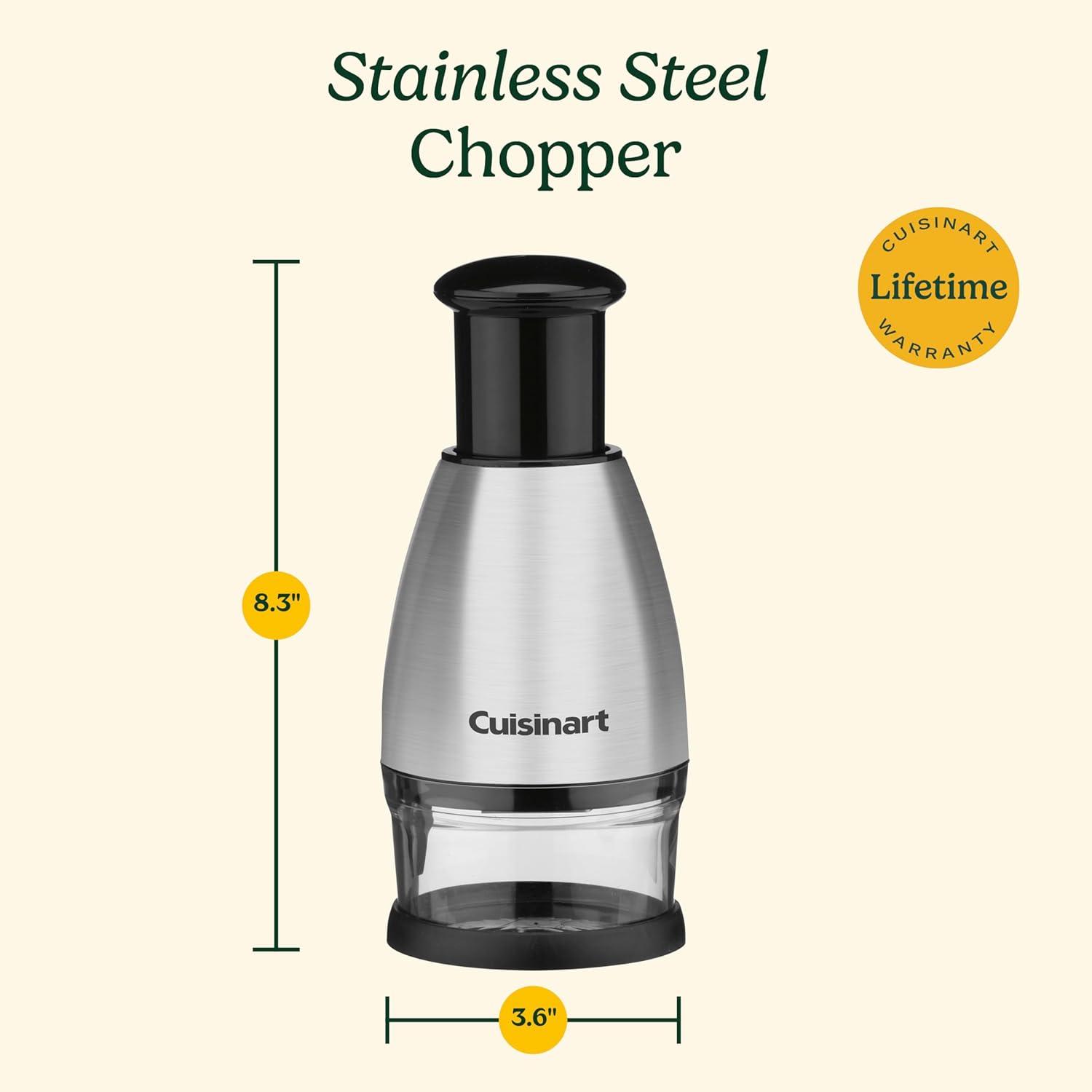 Cuisinart Stainless Steel and Black Food Chopper