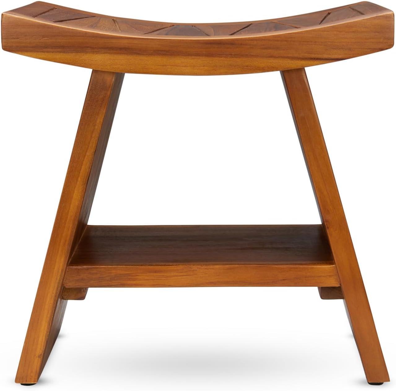 Aqua Teak Asia 18'' W Teak Shower Bench