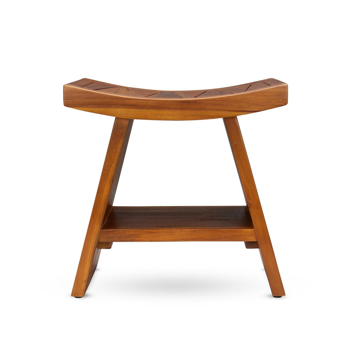 Aqua Teak Asia 18'' W Teak Shower Bench