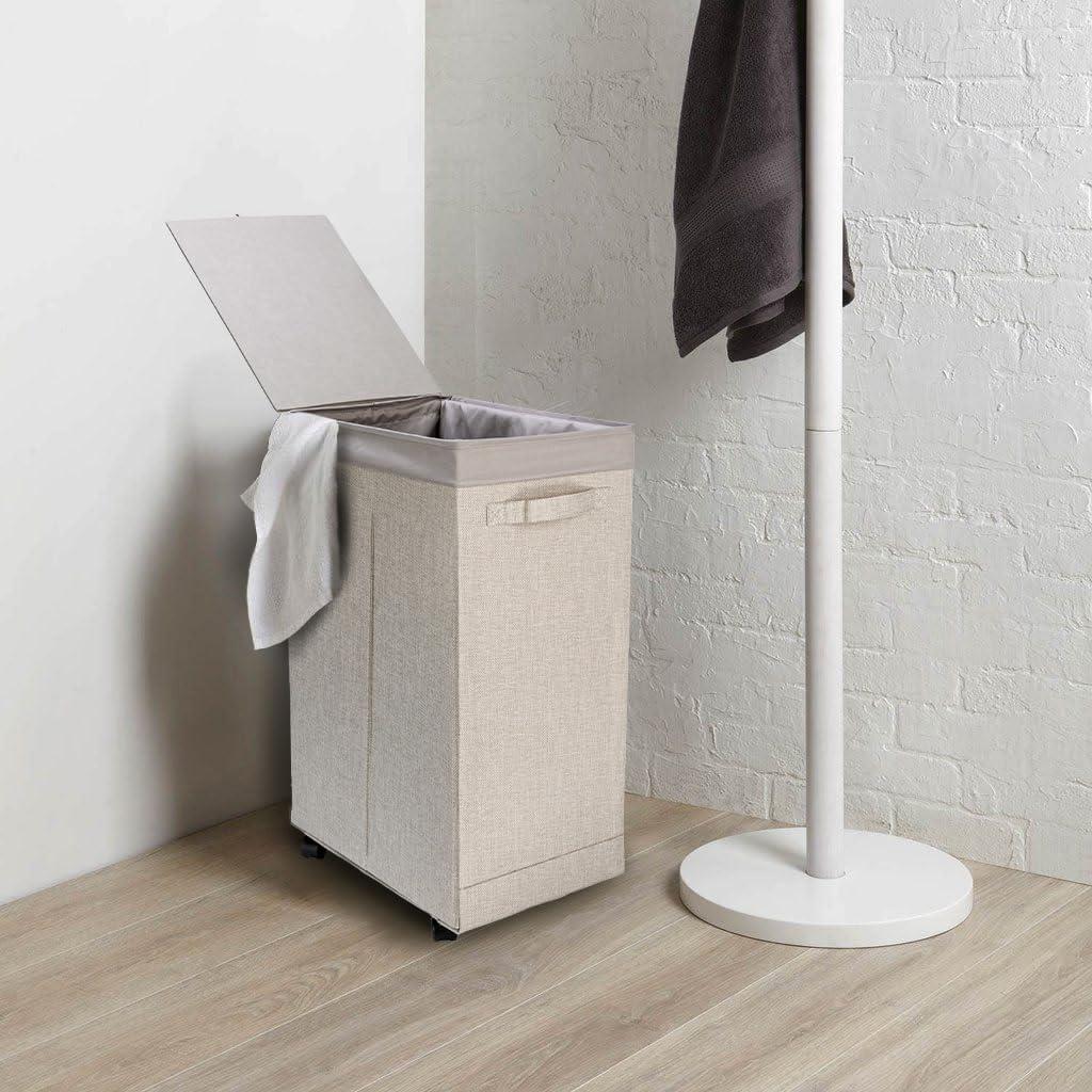 Rolling Laundry Hamper with Handles