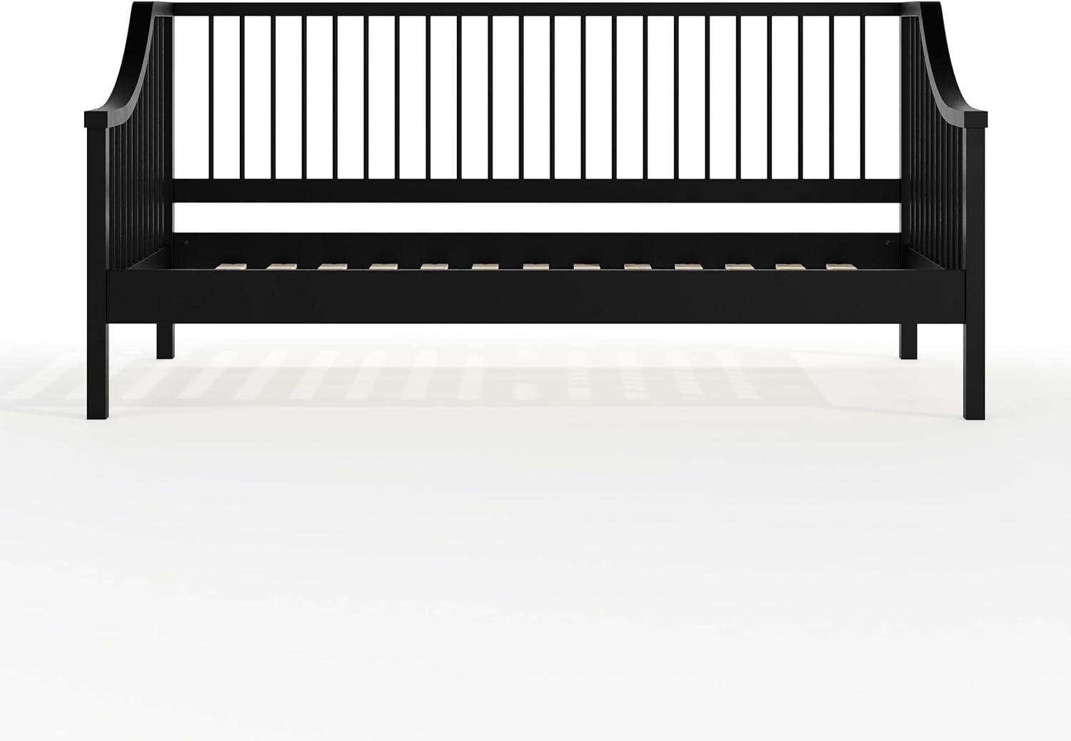 Martha Stewart Martha Stewart Neely Wooden Platform Daybed With Spindles And Wood Slat Foundation
