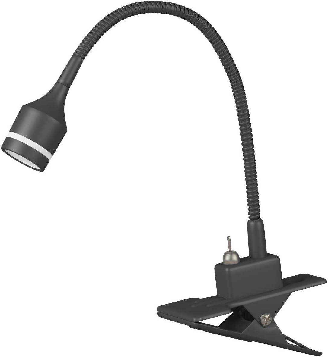 Adesso Prospect LED Clip Lamp, Matte Black