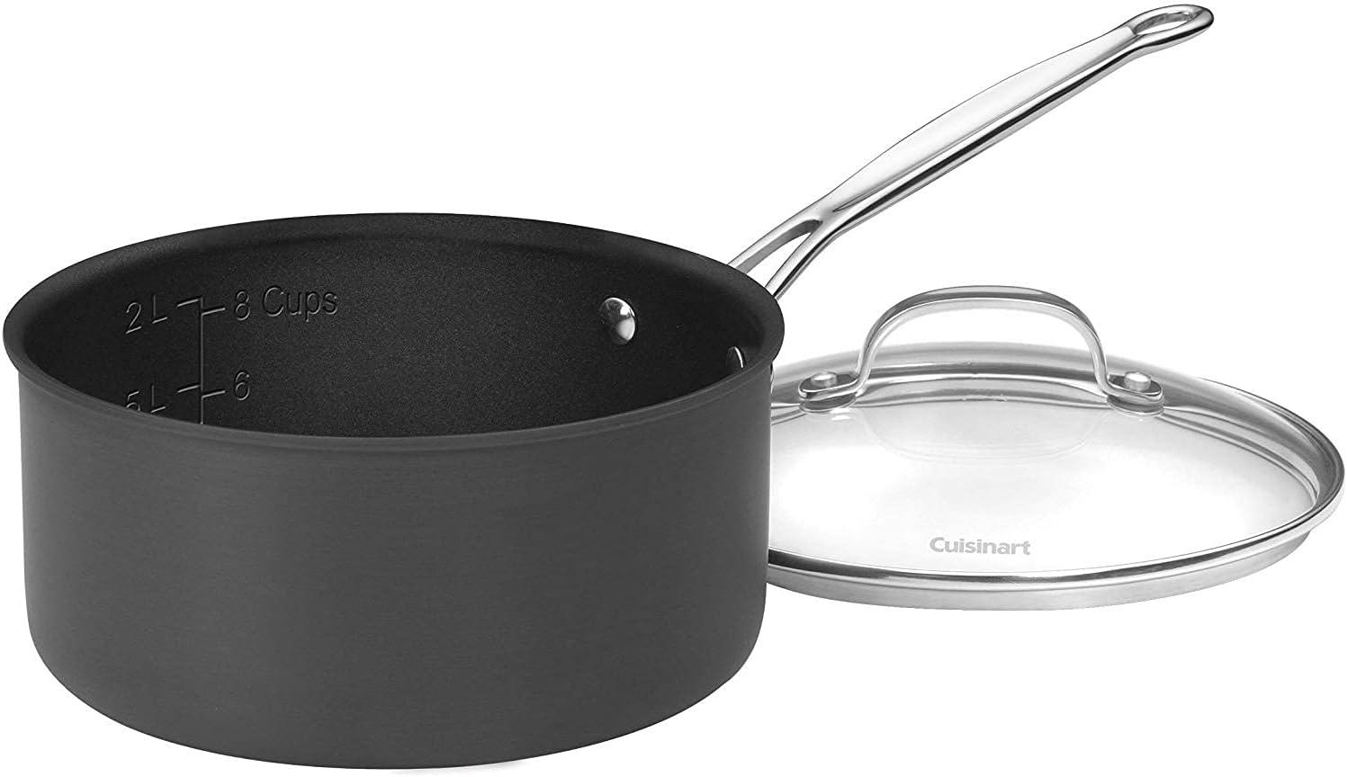 Cuisinart Chef's Classic Non Stick Hard-Anodized 10 Piece Cookware Set