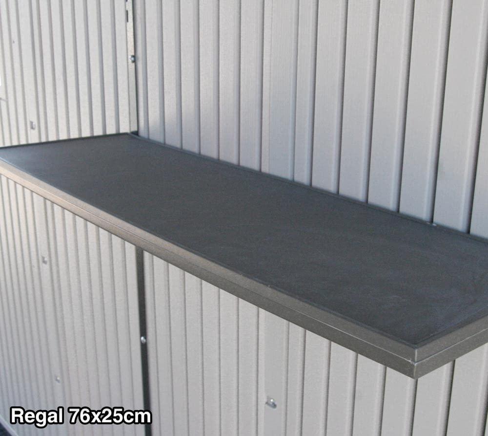 Lifetime Lifetime 7 Ft. x 4.5 Ft. High-Density Polyethylene (Plastic) Outdoor Storage Shed with Steel-Reinforced Construction