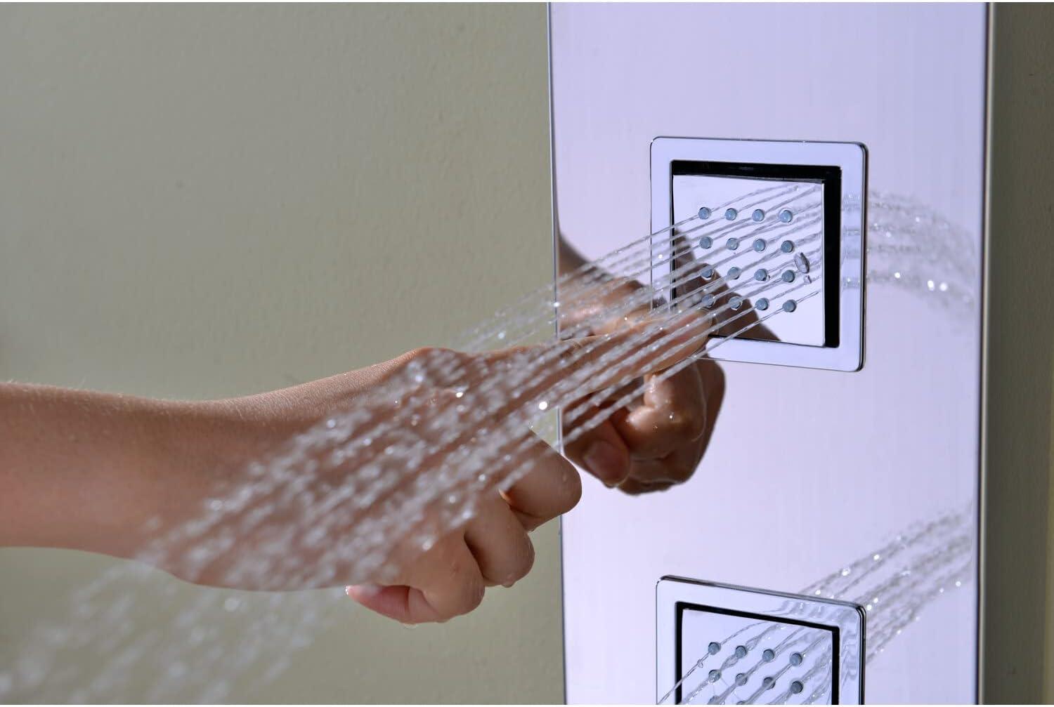 Lann 53'' Shower Panel with Fixed Shower Head