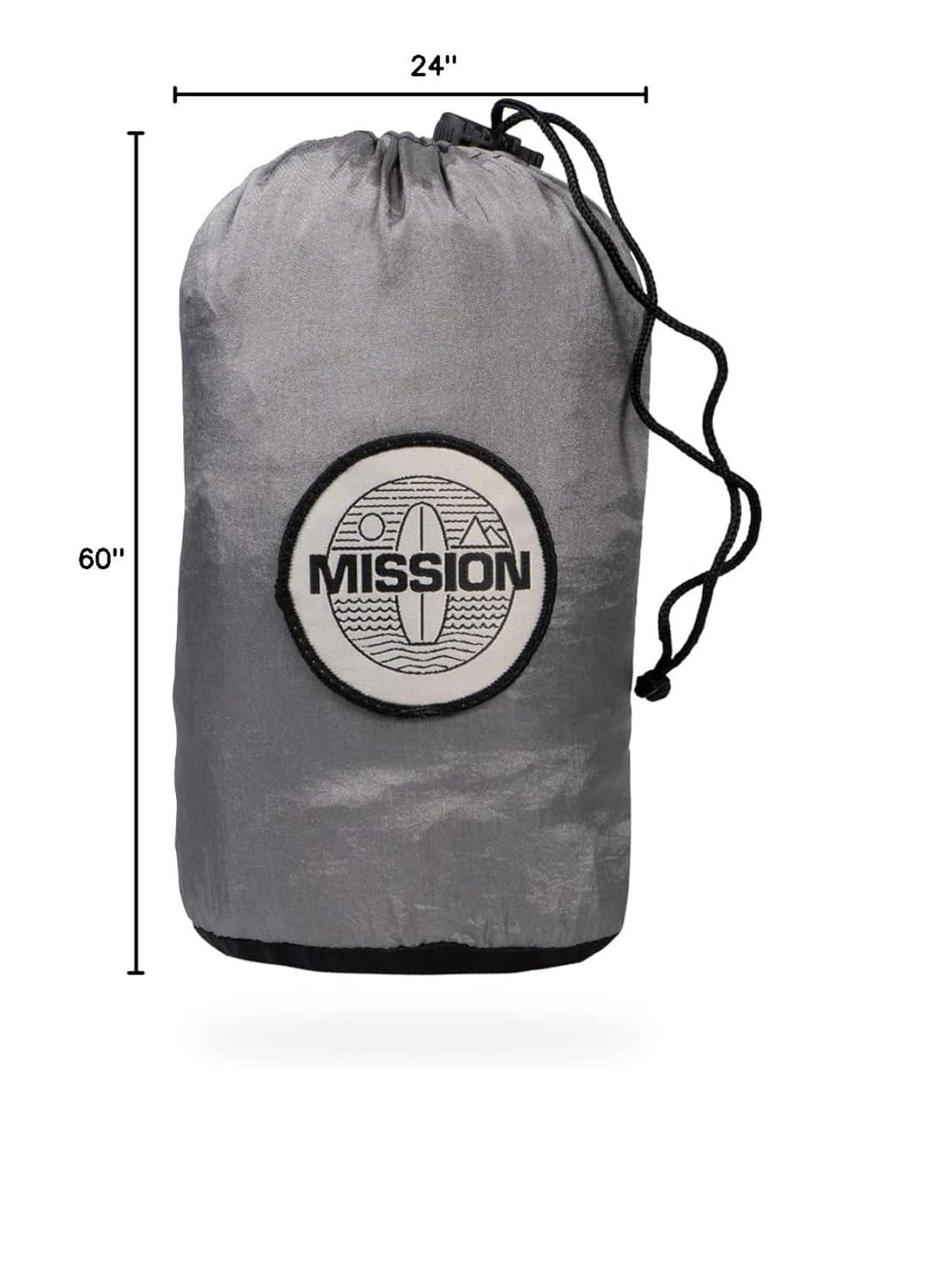 Lazy Grey Nylon Boat Hammock with Adjustable Straps