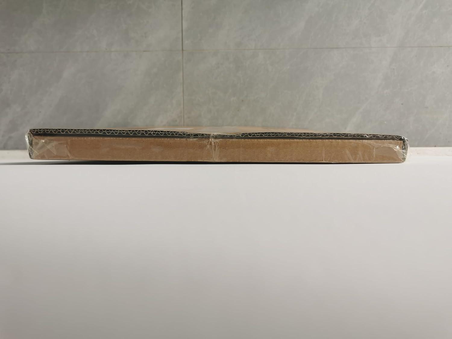 VEVOR Pizza Steel, 16" x 14.5" x 3/8" Pizza Steel Plate for Oven, Pre-Seasoned Carbon Steel Pizza Baking Stone with 20X Higher Conductivity, Heavy Duty Pizza Pan for Outdoor Grill, Indoor Oven